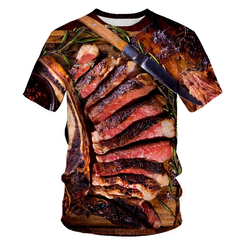 3D Printing In Food - Creative Food Pattern T Shirts Hamburg