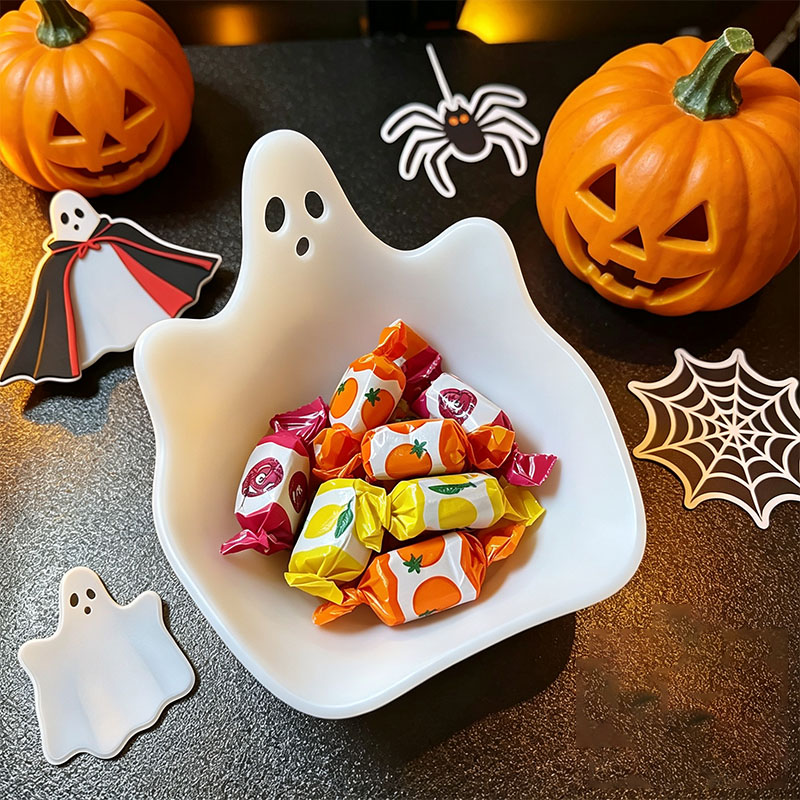 3D Printing In Food - 3D Printed Ghost-Shaped Candy Storage Tray