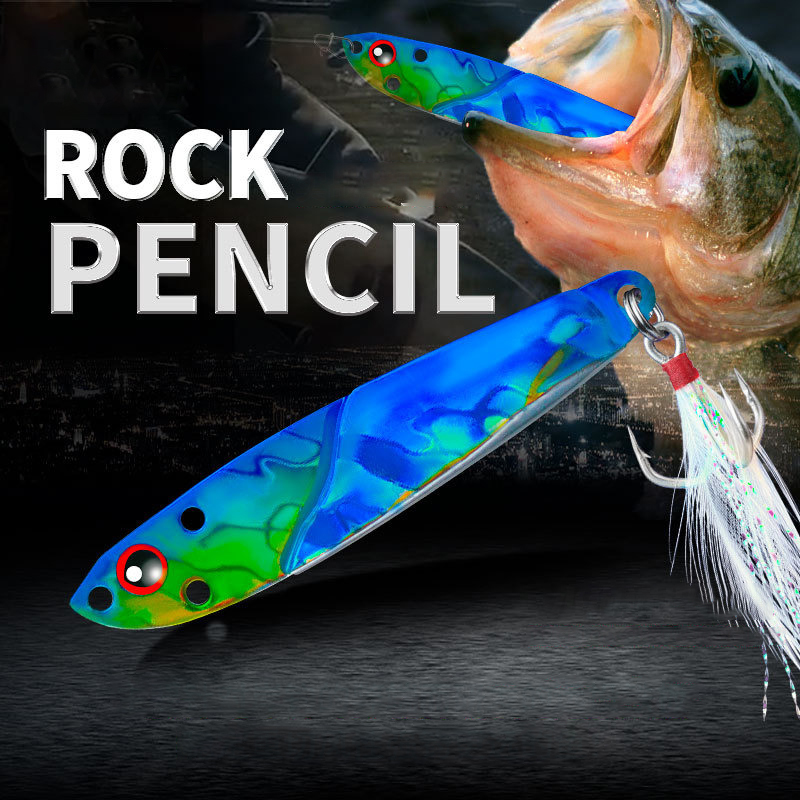 3D Printing Lure - 1PC Metal Jig 3D Fish Bait