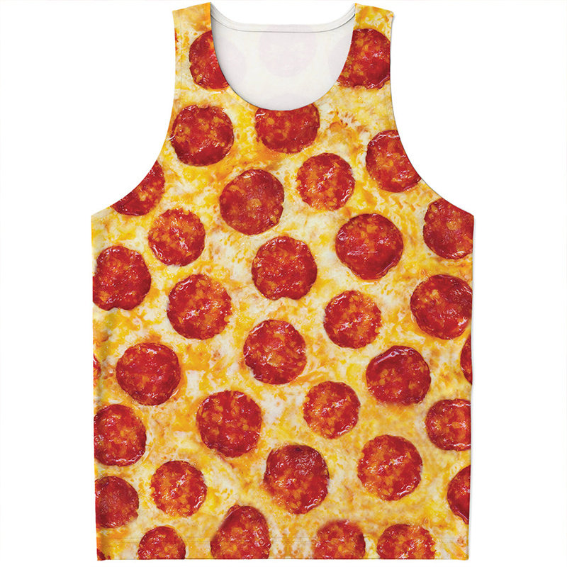Cute Pepperoni Pizza Tank Top  - огляд і ціна 3D Printing In Food
