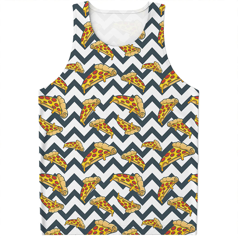 Cute Pepperoni Pizza Tank Top  - огляд і ціна 3D Printing In Food