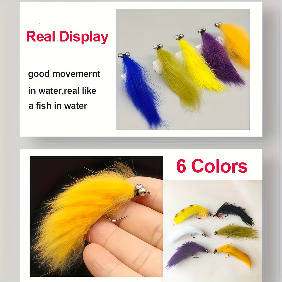 5PCS Zonker Streamer Flies wit - огляд і ціна 3D Printing Lure