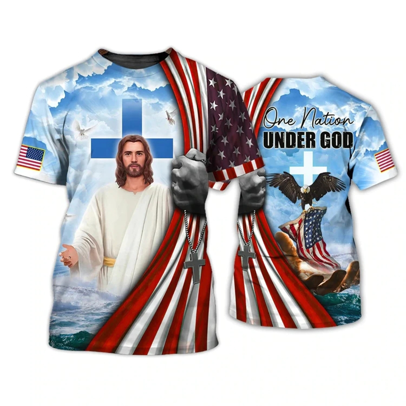 Men Tee Shirt Fashion T-shirt  - огляд і ціна 3D Printing Usa