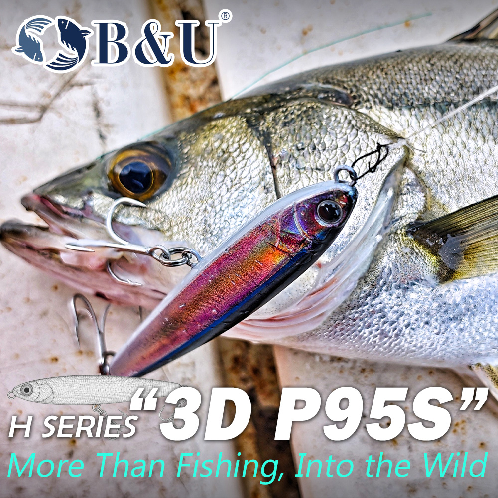 B&U Sinking Pencil Fishing Lur - огляд і ціна 3D Printing Lure