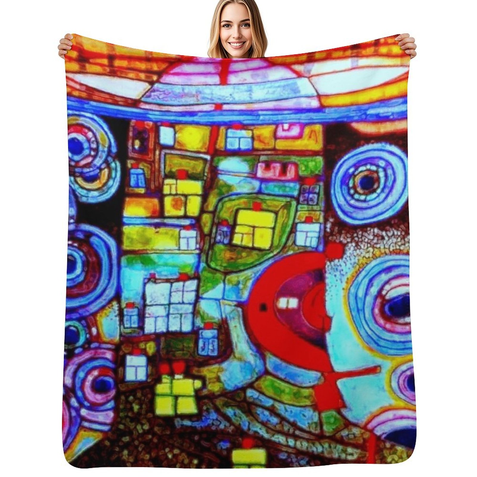 Qatar 813 neon Throw Blanket D - огляд і ціна 3D Printing Qatar