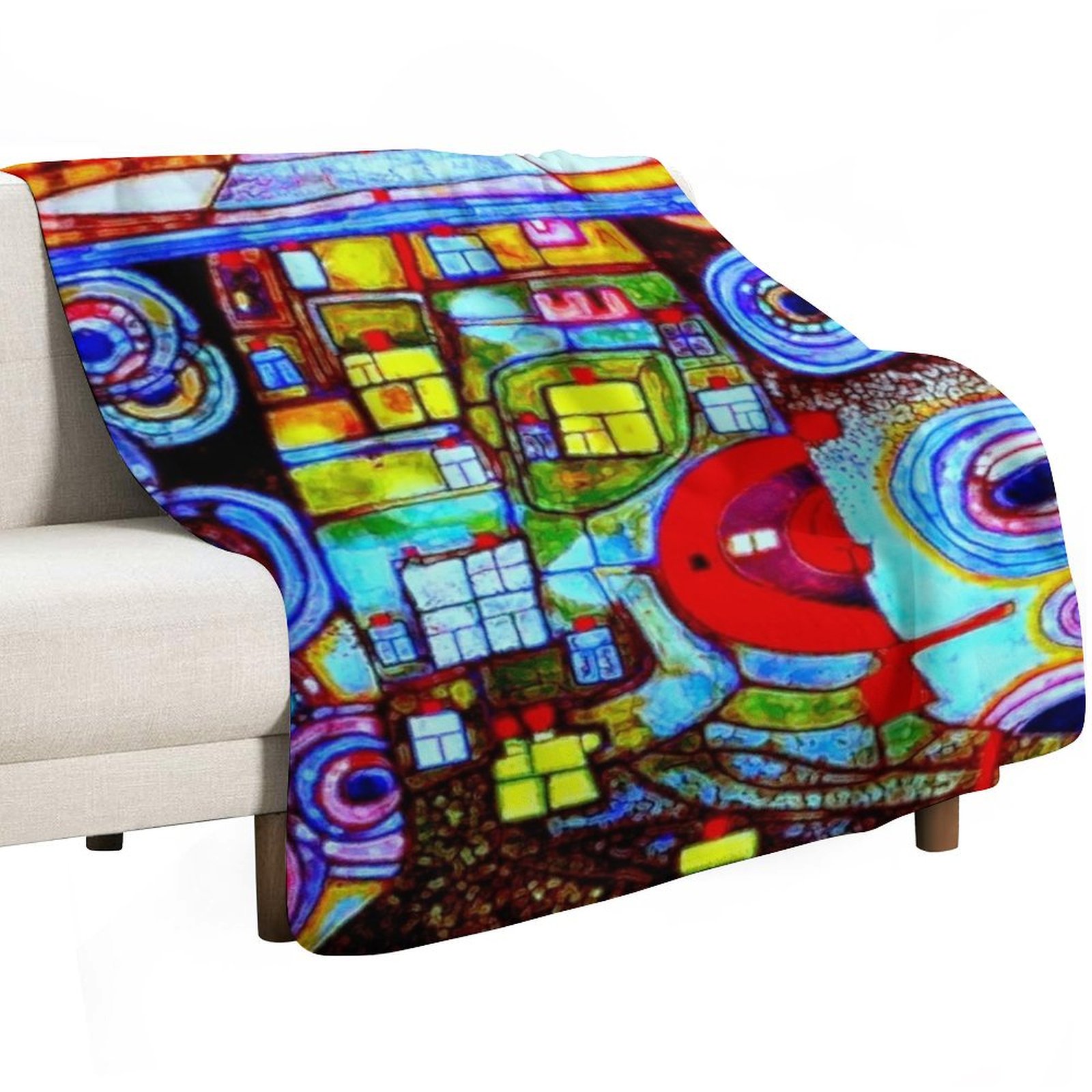 Qatar 813 neon Throw Blanket D - огляд і ціна 3D Printing Qatar