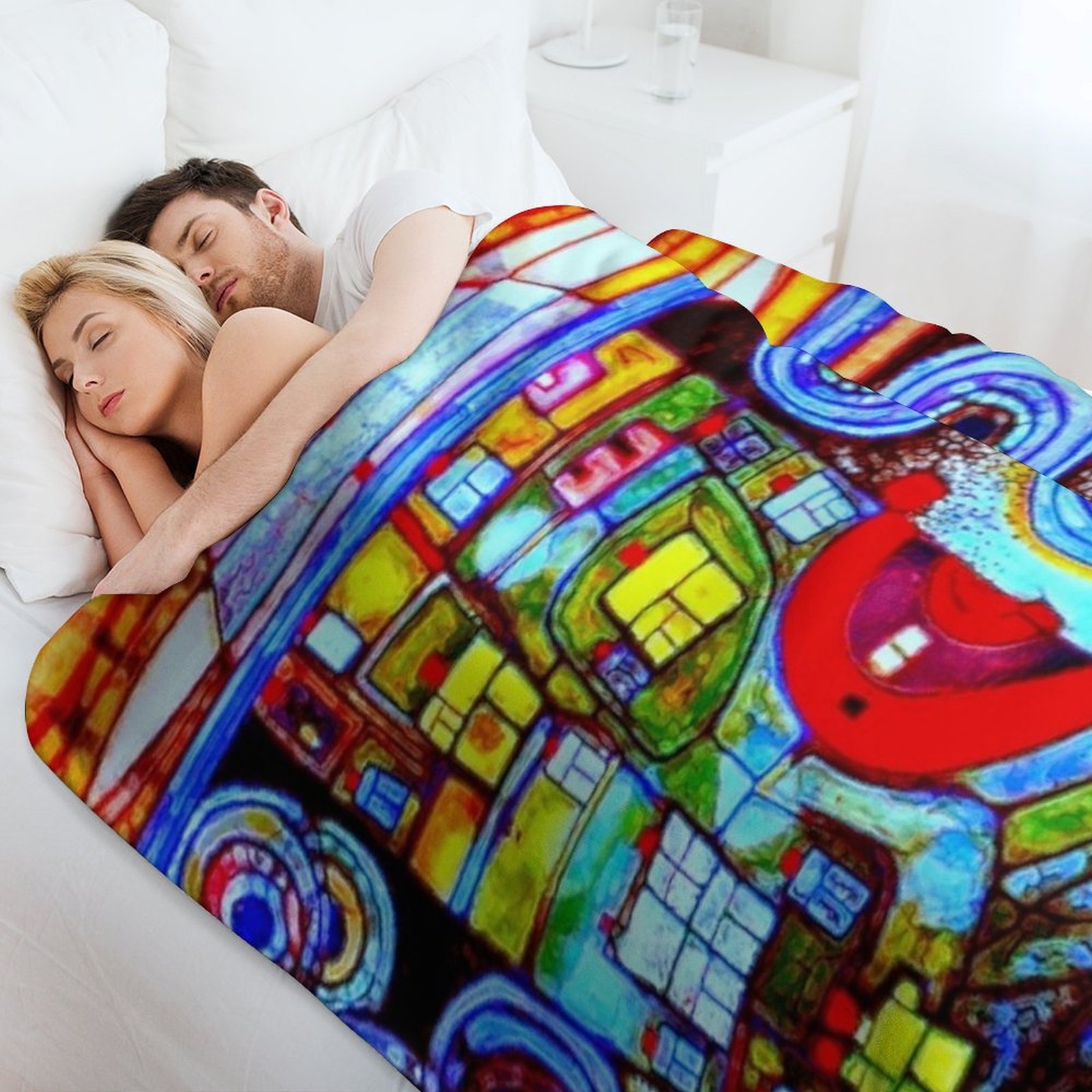 Qatar 813 neon Throw Blanket D - огляд і ціна 3D Printing Qatar