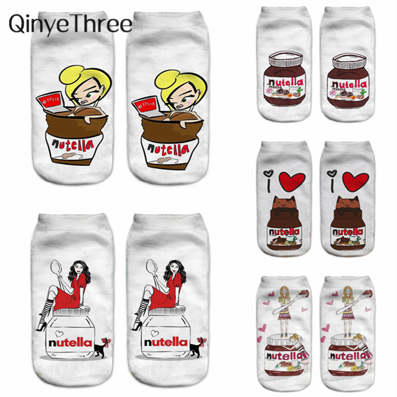 New Funny 3D Print Socks Cute  - огляд і ціна 3D Printing In Food