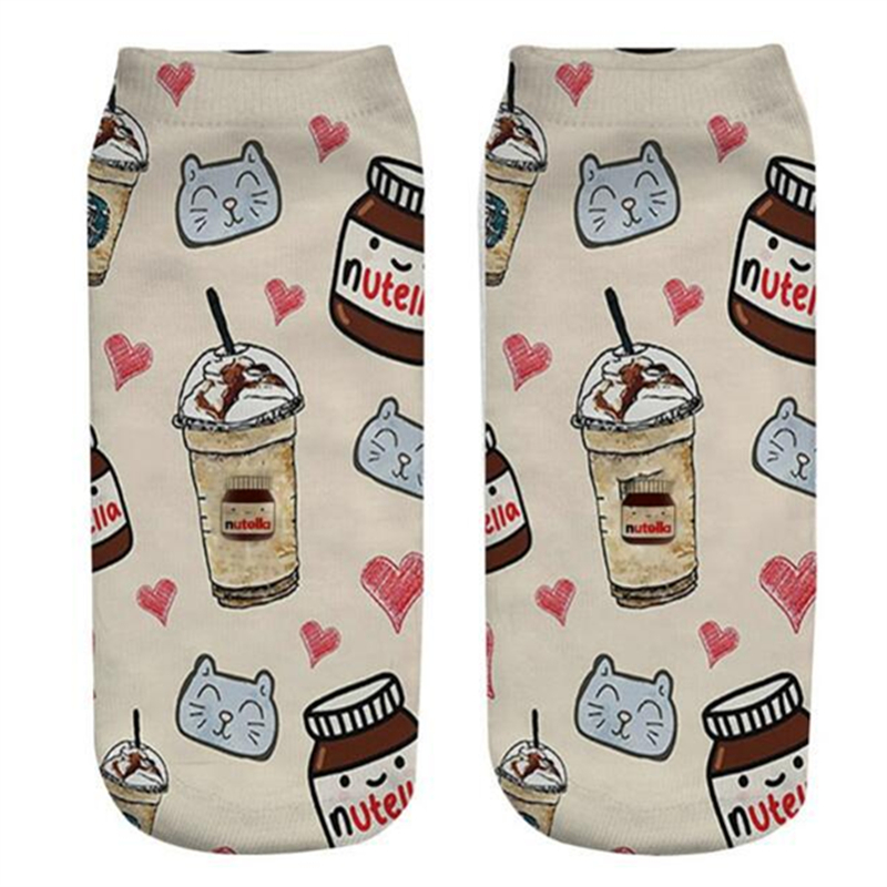 New Funny 3D Print Socks Cute  - огляд і ціна 3D Printing In Food