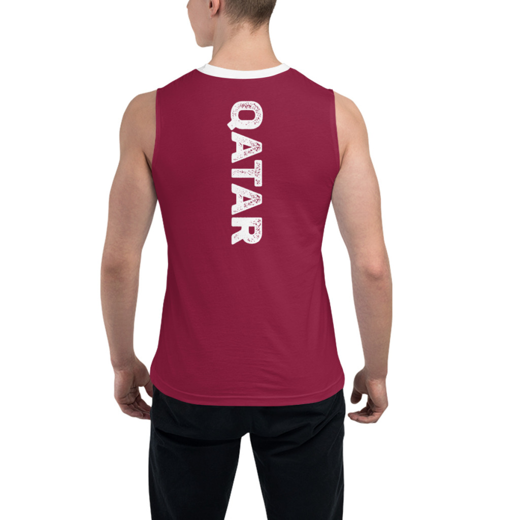 Sleeveless T-shirt Qatar Flag  - огляд і ціна 3D Printing Qatar