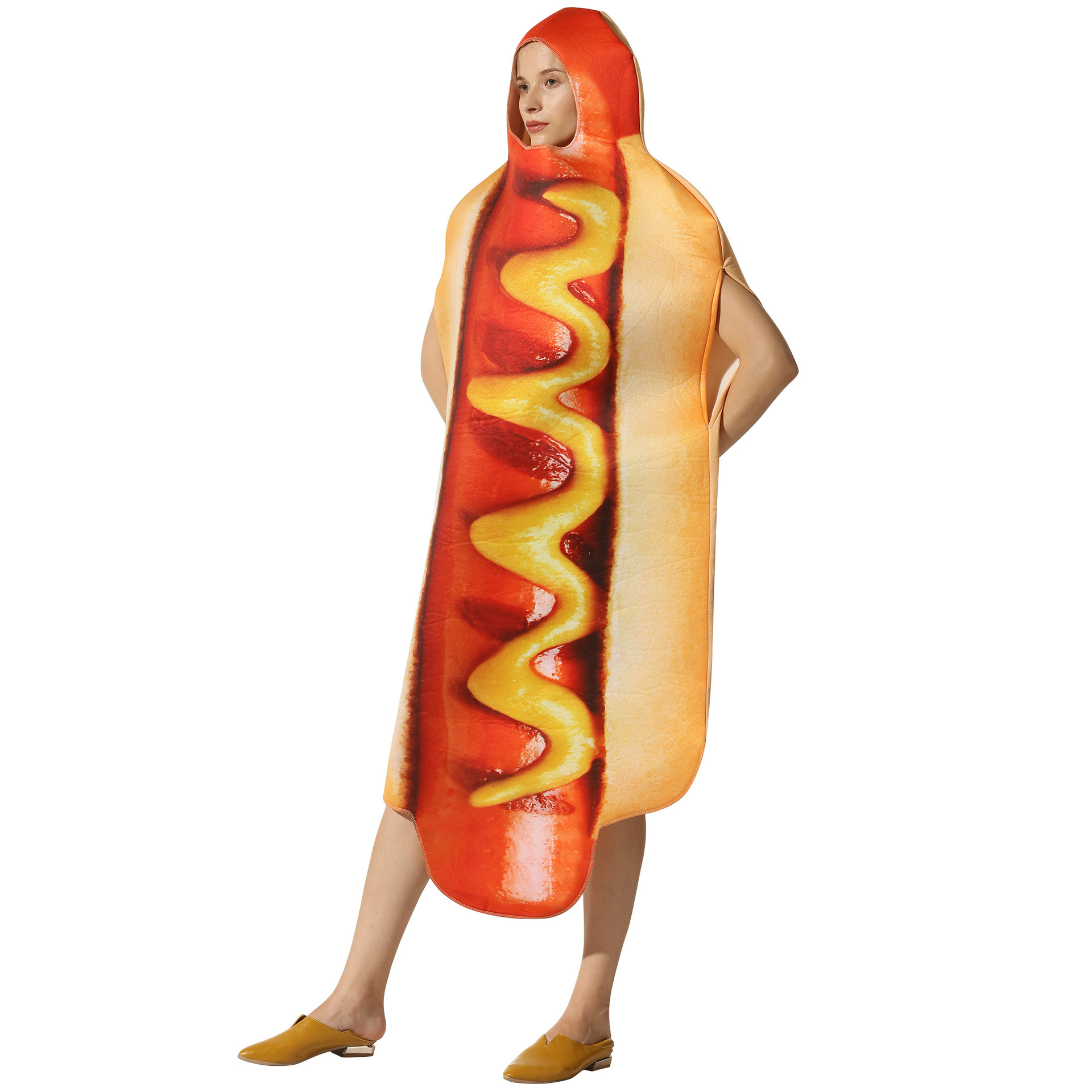 Funny 3D Print Hot Dog Hooded  - огляд і ціна 3D Printing In Food