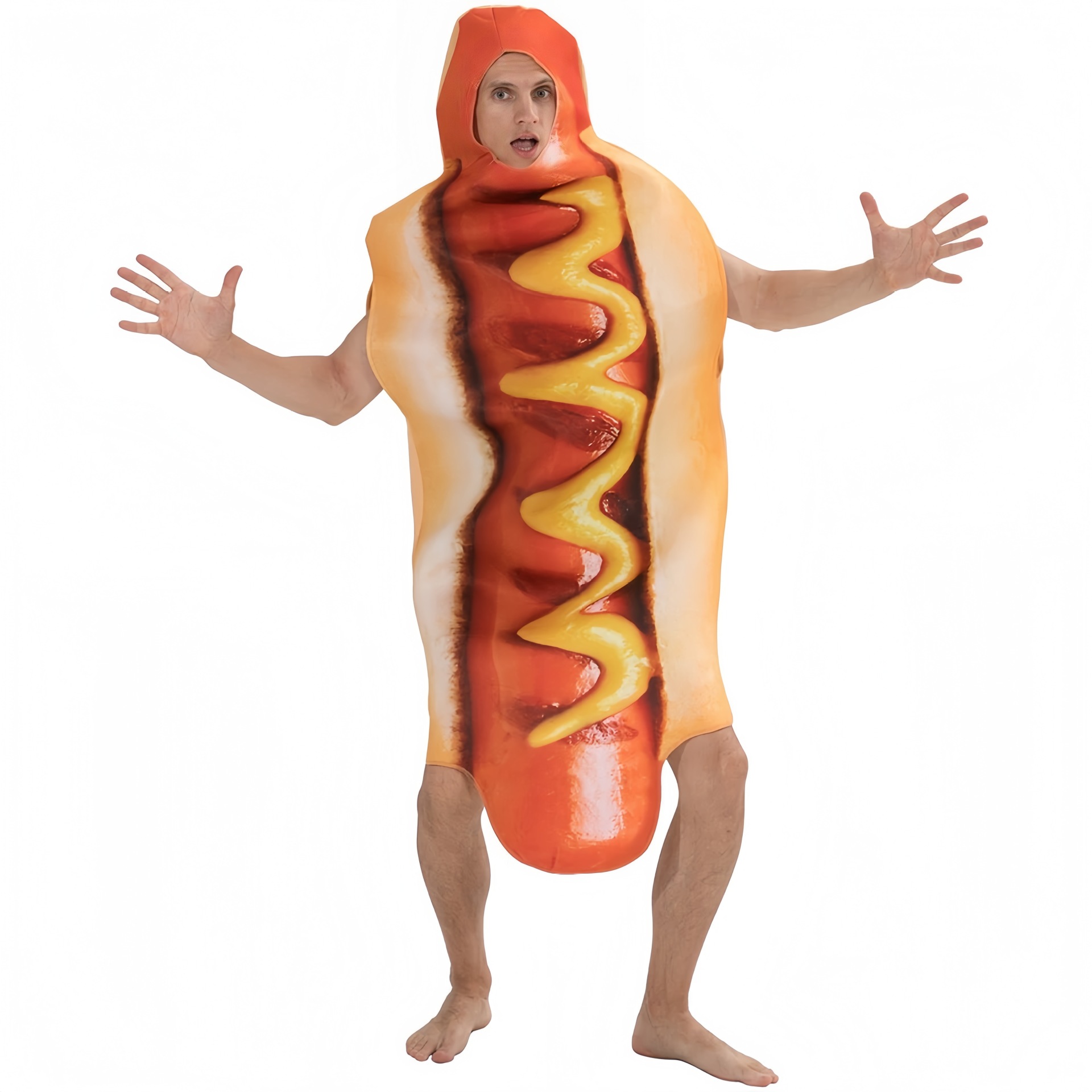 Funny 3D Print Hot Dog Hooded  - огляд і ціна 3D Printing In Food