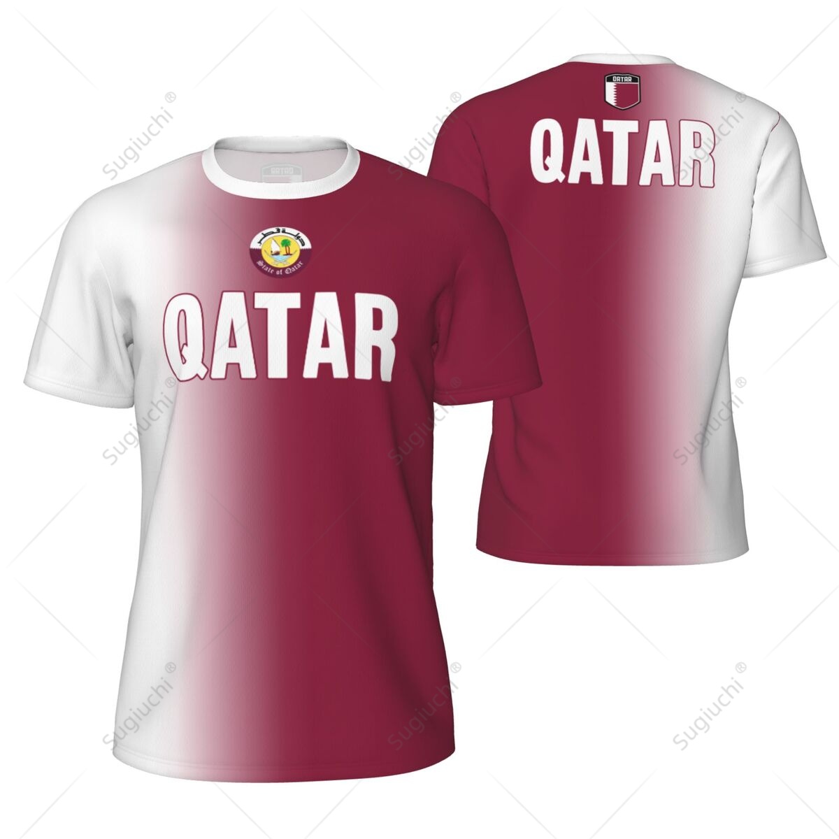Sports Mesh T-shirt Qatar Flag - огляд і ціна 3D Printing Qatar