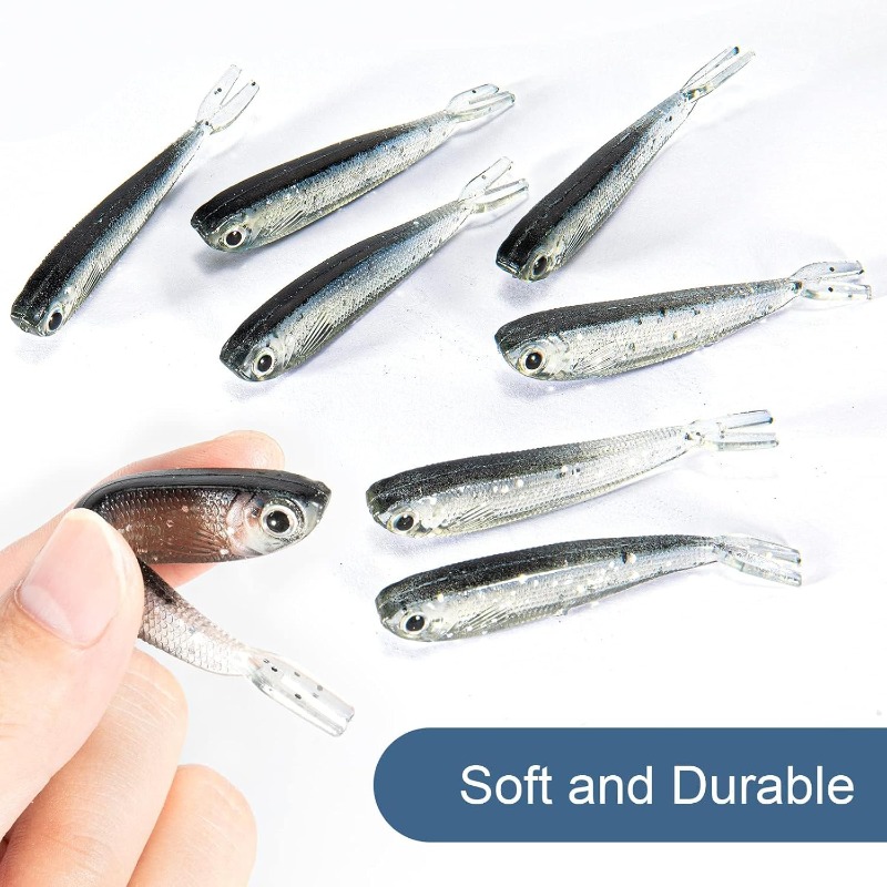 10/20/30Pcs Split Tail Minnow  - огляд і ціна 3D Printing Lure