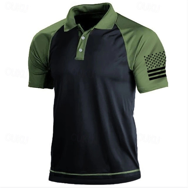 3D Print USA Flag Pattern Polo - огляд і ціна 3D Printing Usa