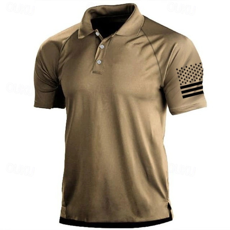 3D Print USA Flag Pattern Polo - огляд і ціна 3D Printing Usa
