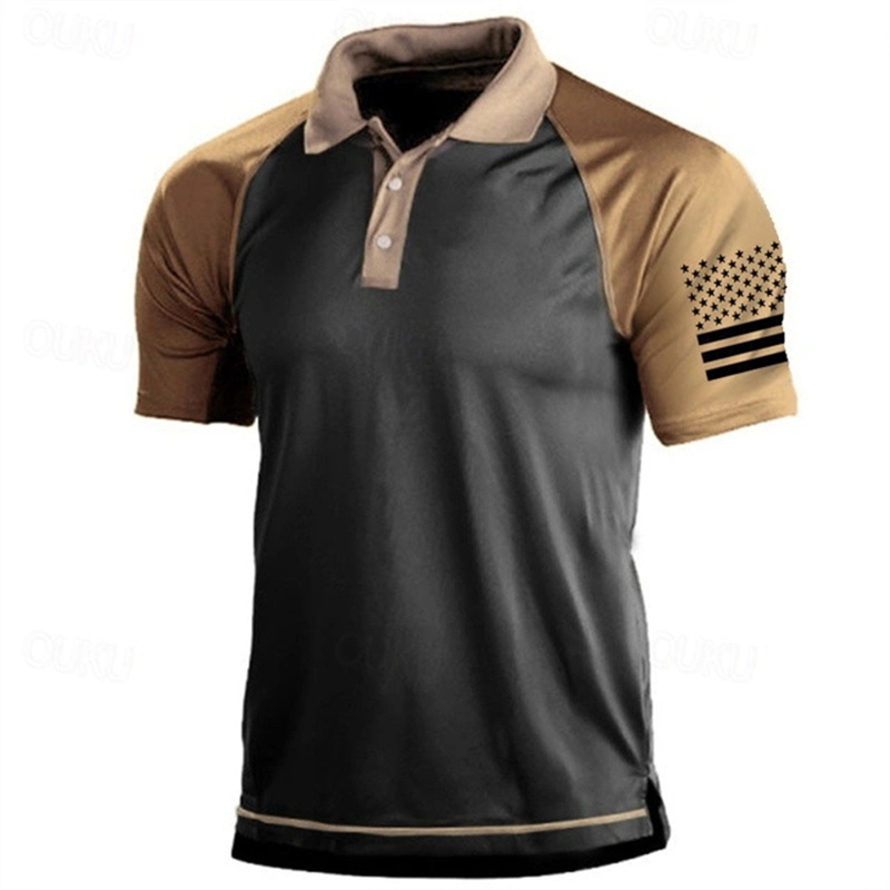 3D Print USA Flag Pattern Polo - огляд і ціна 3D Printing Usa