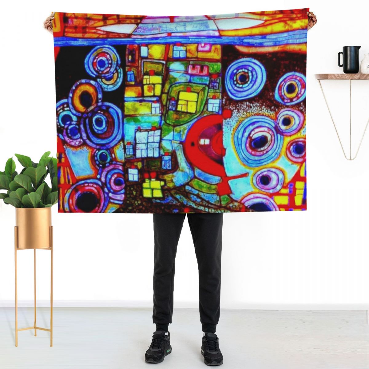 Qatar 813 neon Throw Blanket B - огляд і ціна 3D Printing Qatar