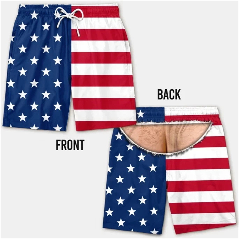 Fun Beach Swim Trunks Men 3D P - огляд і ціна 3D Printing Usa