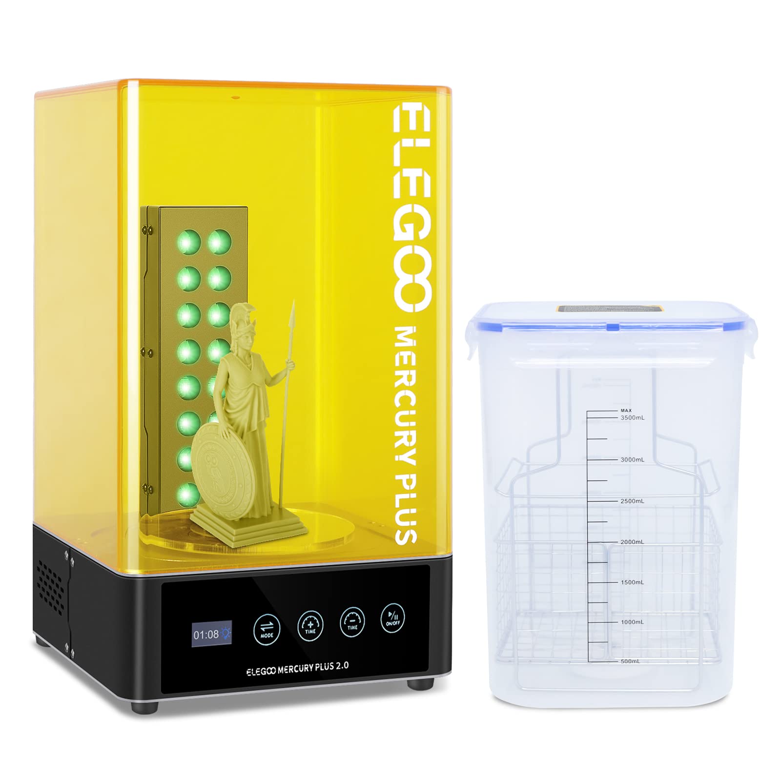 ELEGOO   Plus 2.0 Wash and Cur - огляд і ціна 3D Printing Sla