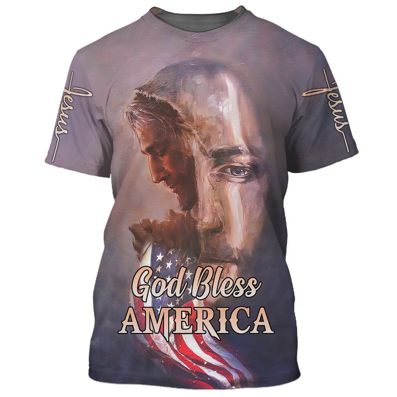 Jesus Christ T-shirt Men Women - огляд і ціна 3D Printing Usa