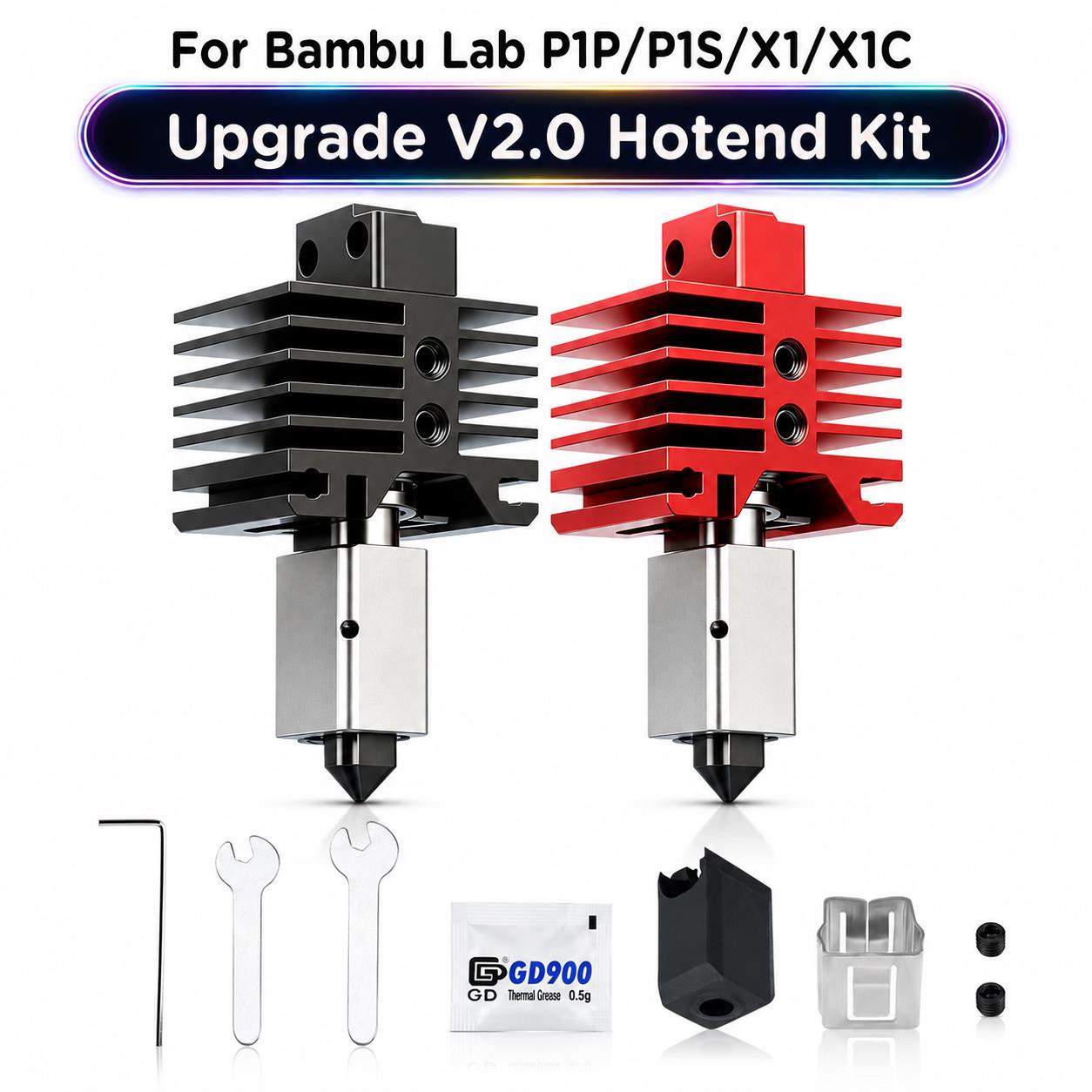 Upgrade V2.0 Hotend For Bambu  - огляд і ціна 3D Printing Laboratory