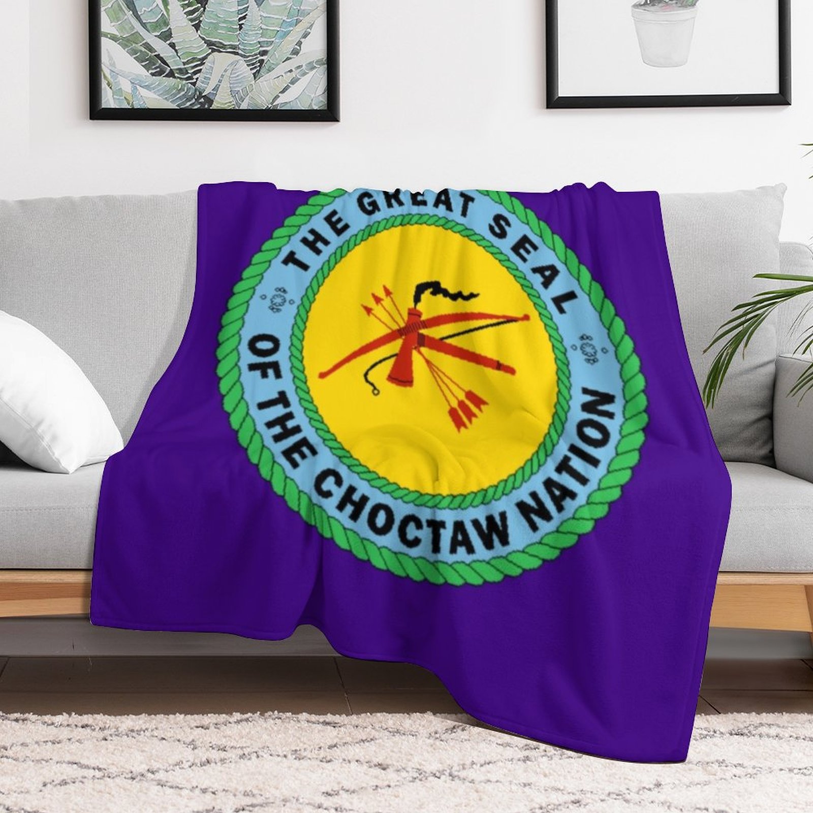 Flag of Choctaw Nation of Okla - огляд і ціна 3D Printing Usa