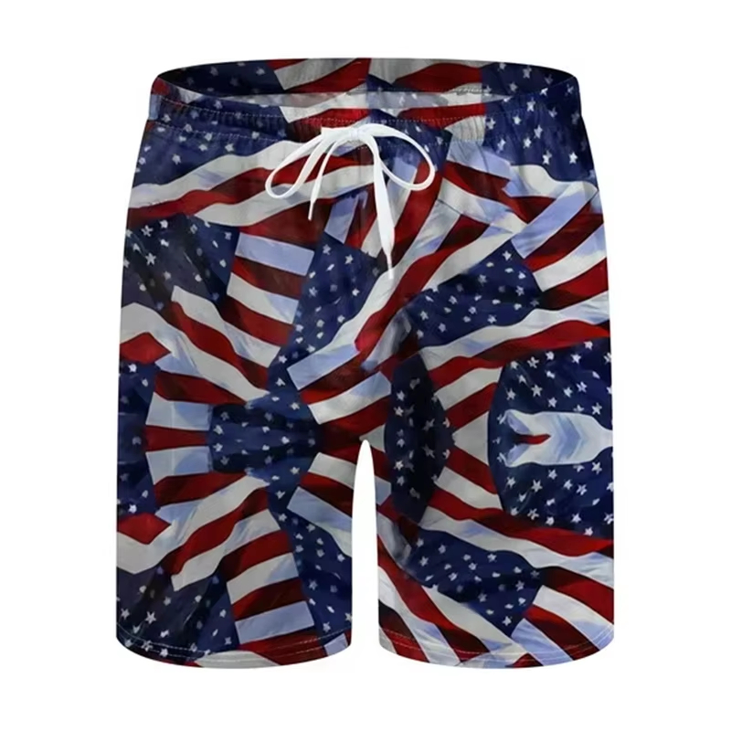 Men's Beach Shorts USA Flag 3d - огляд і ціна 3D Printing Usa