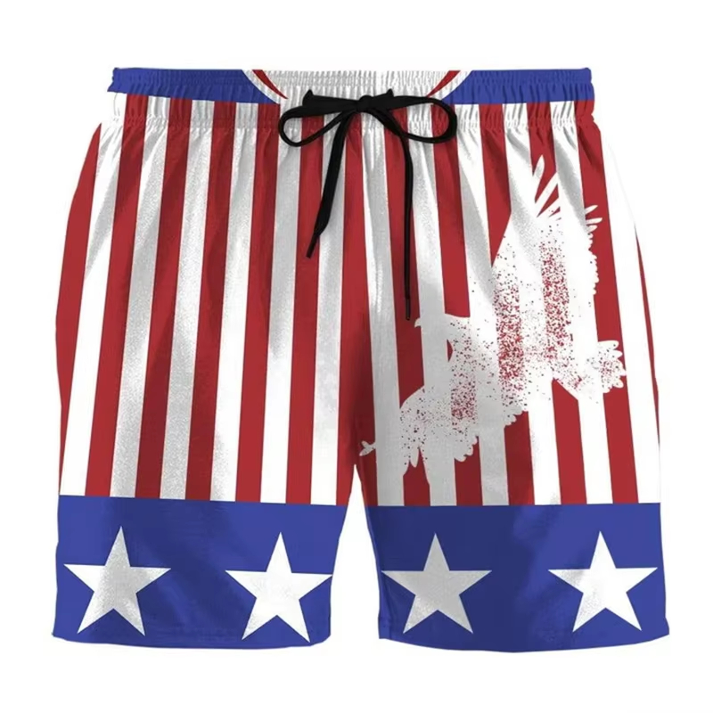 Men's Beach Shorts USA Flag 3d - огляд і ціна 3D Printing Usa